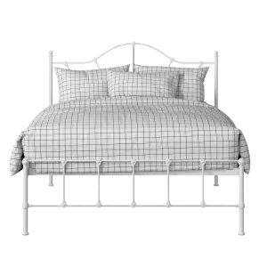 Claudia iron/metal bed in white - Thumbnail