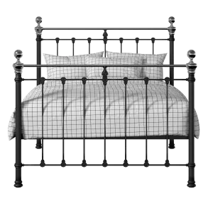 Hamilton Chromo iron/metal bed in black - Thumbnail