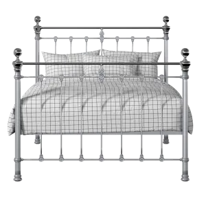 Hamilton Chromo iron/metal bed in silver - Thumbnail