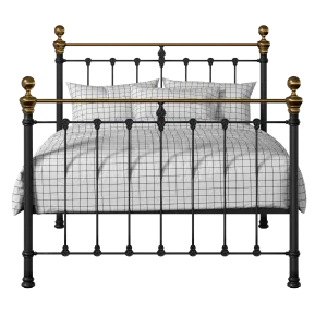 Hamilton iron/metal bed in black - Thumbnail