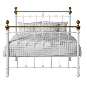 Hamilton iron/metal bed in white - Thumbnail