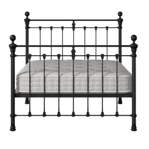 Hamilton Solo ijzeren bed in zwart met matras - Thumbnail