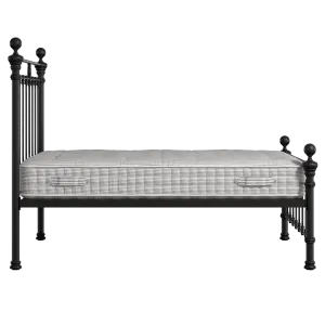 Hamilton Solo Low Footend letto in ferro nero con materasso - Thumbnail