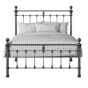 Hamilton Solo Low Footend iron/metal bed in pewter - Thumbnail