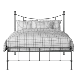Isabelle iron/metal bed in pewter - Thumbnail