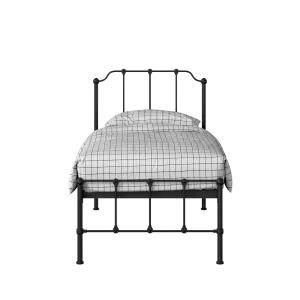 Julia iron/metal single bed in black - Thumbnail