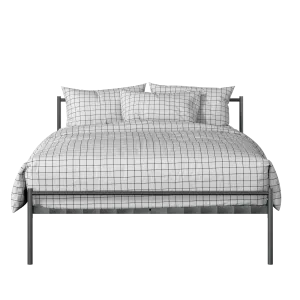 Meiji iron/metal bed in pewter - Thumbnail