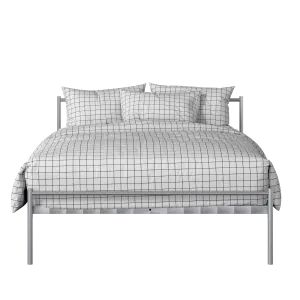 Meiji iron/metal bed in silver - Thumbnail