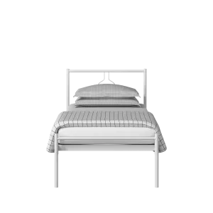 Meiji cama individual de metal en blanco - Thumbnail