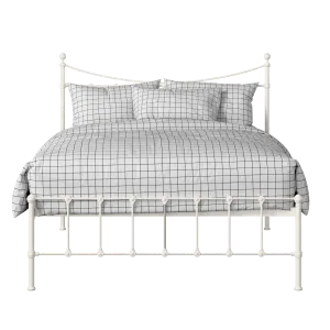 Olivia iron/metal bed in ivory - Thumbnail