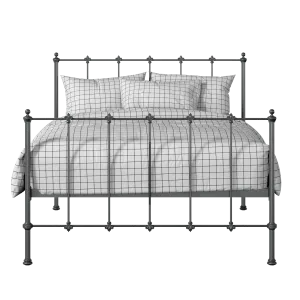 Paris iron/metal bed in pewter - Thumbnail