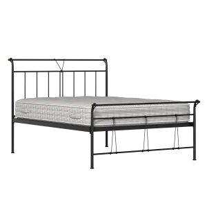 Pellini cama de metal en negro con colchón - Thumbnail