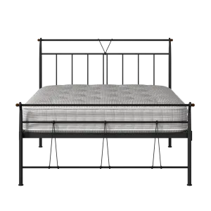 Pellini cama de metal en negro con colchón - Thumbnail