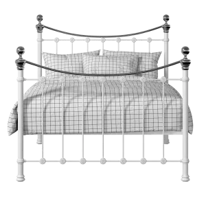 Selkirk Chromo iron/metal bed in white - Thumbnail