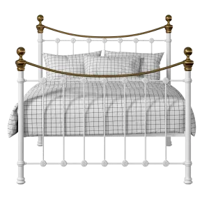 Selkirk iron/metal bed in white - Thumbnail