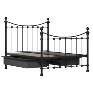 Selkirk Solo Metallbett in Schwarz mit Schubladen - Thumbnail