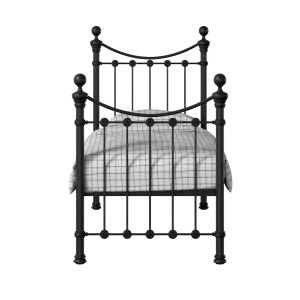 Selkirk Solo Metall Einzelbett in Schwarz - Thumbnail