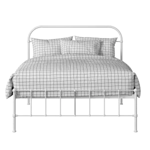 Solomon iron/metal bed in white - Thumbnail
