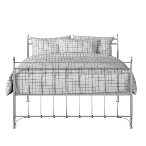 Tiffany iron/metal bed in silver - Thumbnail