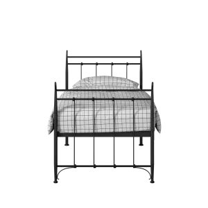 Tiffany iron/metal single bed in black - Thumbnail
