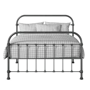 Timolin iron/metal bed in pewter - Thumbnail