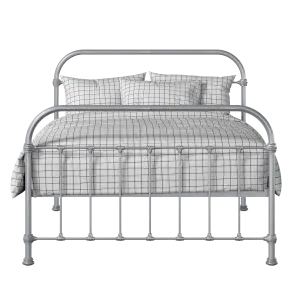 Timolin iron/metal bed in silver - Thumbnail