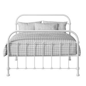 Timolin iron/metal bed in white - Thumbnail