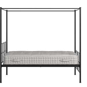 Toulon lit en métal noir avec matelas - Thumbnail