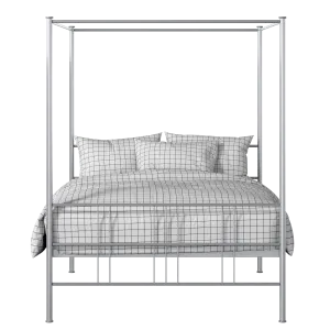 Toulon iron/metal bed in silver - Thumbnail
