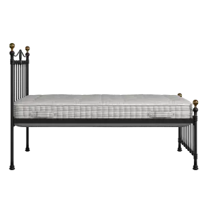Tulsk Low Footend metallbett in schwarz mit Juno matratze - Thumbnail
