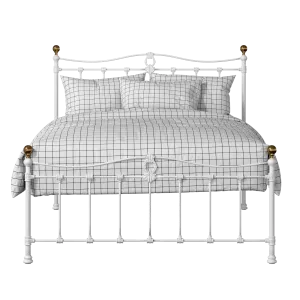 Tulsk Low Footend Metallbett in Weiß - Thumbnail