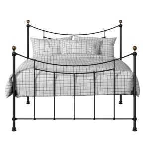 Virginia iron/metal bed in black - Thumbnail