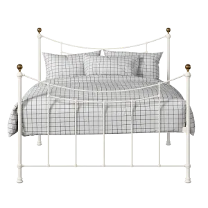 Virginia iron/metal bed in ivory - Thumbnail