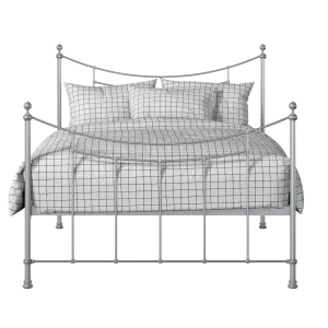 Winchester iron/metal bed in silver - Thumbnail