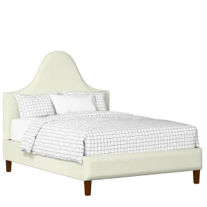 Beverley upholstered bed in mineral fabric - Thumbnail