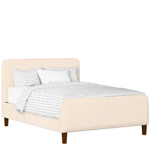 Broughton upholstered bed in Silver fabric with Juno mattress - Thumbnail