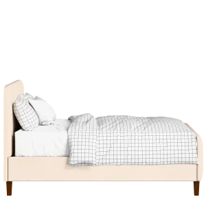 Broughton upholstered bed in Silver fabric with Juno mattress - Thumbnail