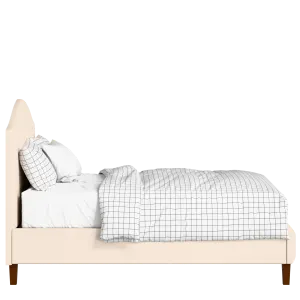 Burley Slim upholstered bed in Silver fabric with Juno mattress - Thumbnail