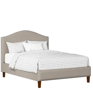 Burley Slim upholstered bed in storm grey fabric - Thumbnail