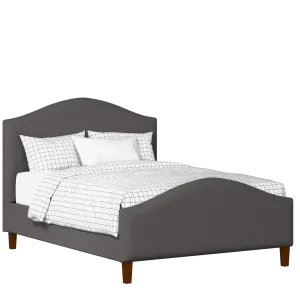 Burley upholstered bed in iron fabric - Thumbnail