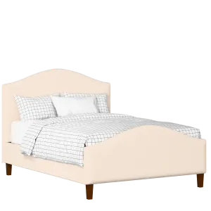 Burley upholstered bed in Silver fabric with Juno mattress - Thumbnail