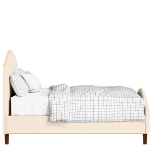 Burley upholstered bed in Silver fabric with Juno mattress - Thumbnail