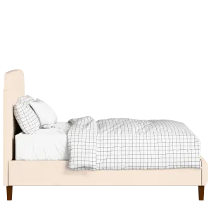 Charing Slim upholstered bed in Silver fabric with Juno mattress - Thumbnail