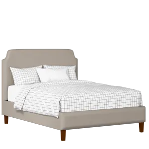 Charing Slim upholstered bed in storm grey fabric - Thumbnail