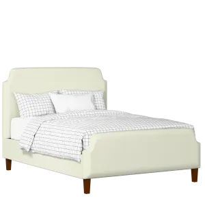Charing upholstered bed in mineral fabric - Thumbnail
