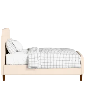 Charing upholstered bed in Silver fabric with Juno mattress - Thumbnail