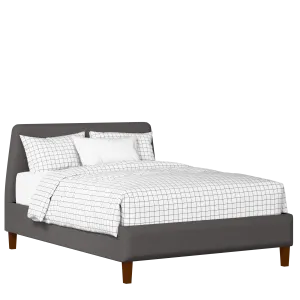Hanwell Slim upholstered bed in iron fabric - Thumbnail