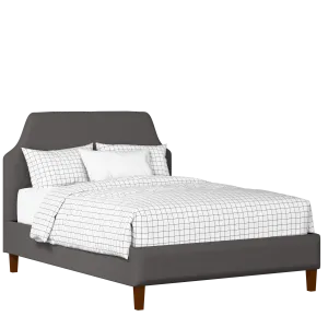 Henley upholstered bed in iron fabric - Thumbnail