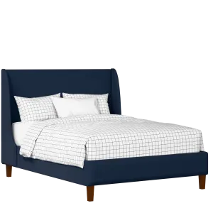 Holywell upholstered bed in oxford blue fabric - Thumbnail