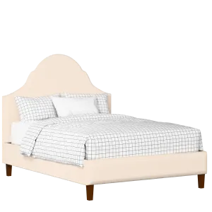 Irvine upholstered bed in Silver fabric with Juno mattress - Thumbnail